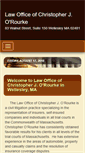 Mobile Screenshot of orourkelawoffice.com